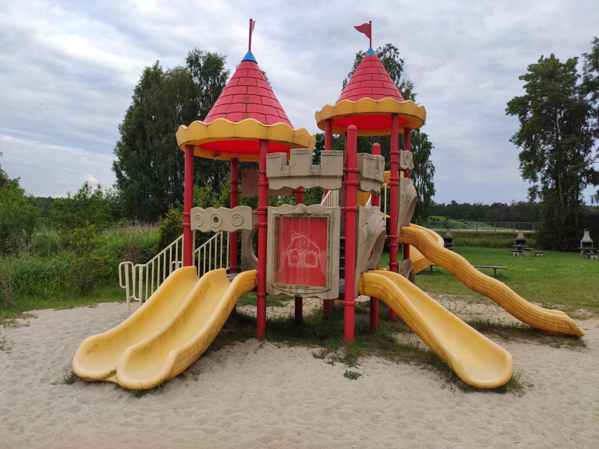Miodowa Sadyba Domki Caloroczne Kluczbork Ligota Zamecka Esterno foto